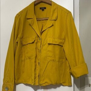 Levi's Mustard Utility Jacket for Women